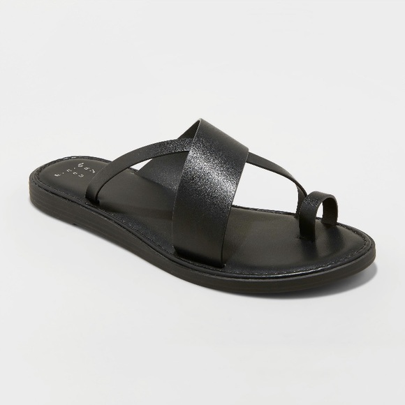 a new day Shoes - A New Day Kallima Sandals Black Size 7.5